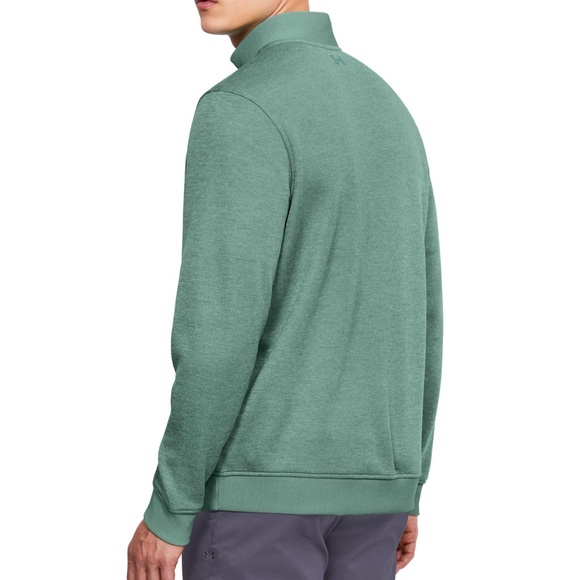 UA Mens Green Storm SweaterFleece ¼ Zip | XL - Picture 3 of 4
